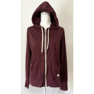 Vuori Halo Performance Hoodie Full Zip Zipped Pockets 1.0 Version Size L